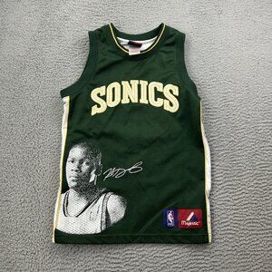 Seattle Supersonics KEVIN DURANT Basketball Jersey Youth 10/12 Majestic